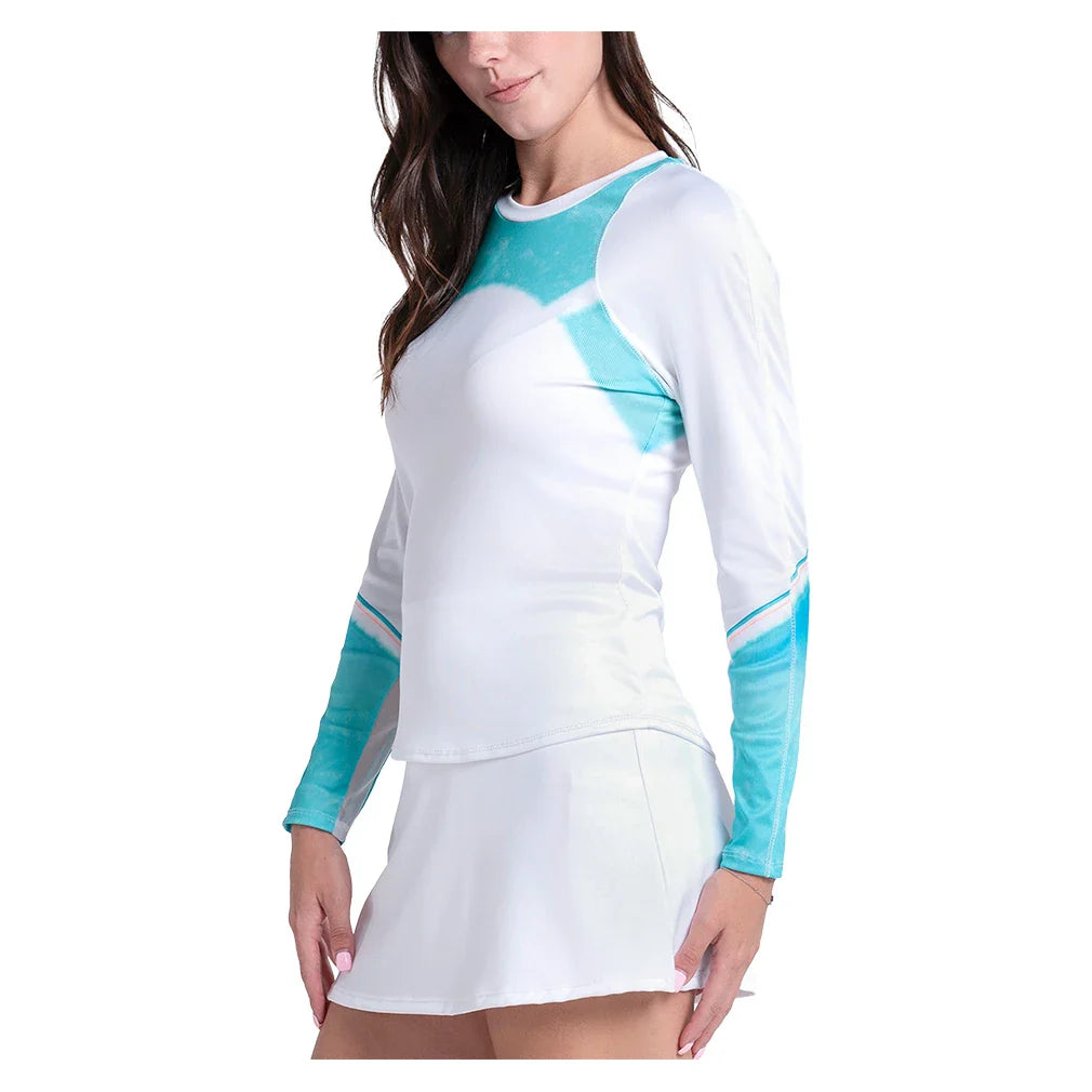 Women's Sun Beat Long Sleeve Tennis Top White