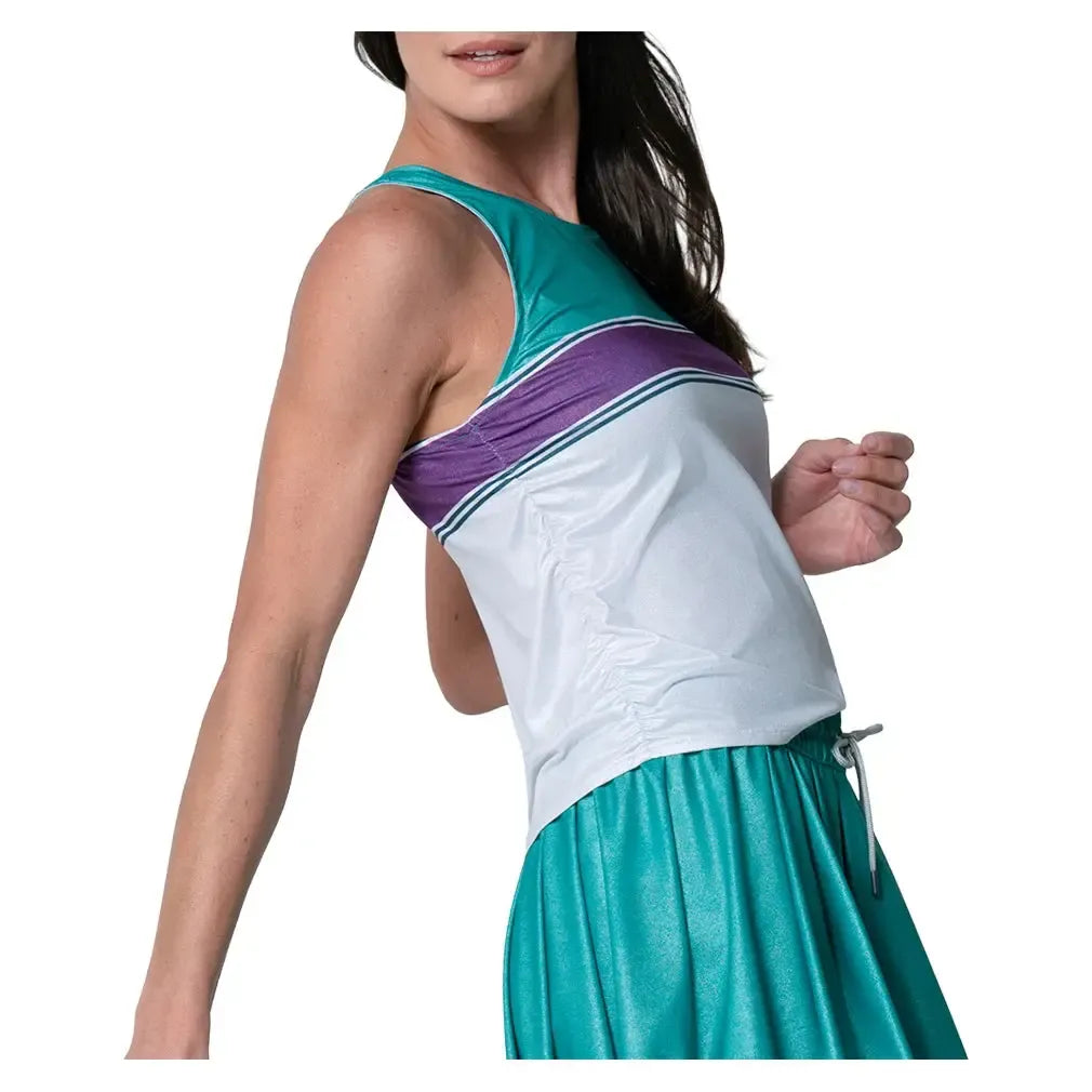 Women's Chroma Stripe Cinch Tennis Tank