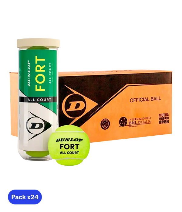 Box Balls  Dunlop Fort All Court (Pack x24)