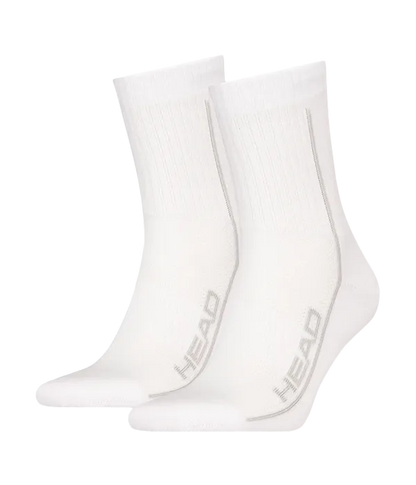 Socks HEAD Performance Crew White (Pack x2)