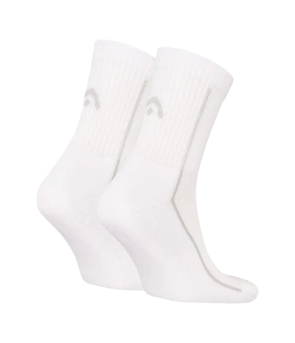Socks HEAD Performance Crew White (Pack x2)