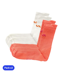 Socks Siux Largos Reveal Rosas/blancos 2025