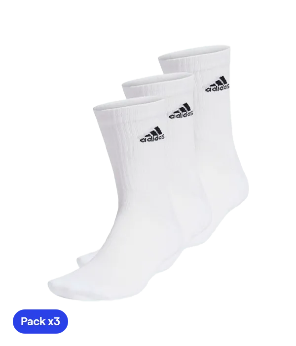 Socks Adidas Clásicos White (Pack x3)