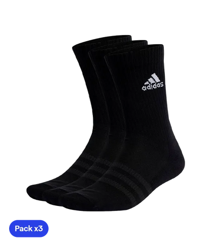 Socks Adidas Clásicos Negro (Pack x3)