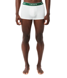 Calzoncillos Lacoste Algodón Elasticos Negro/Blanco/Gris (Pack x3)