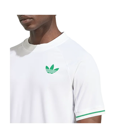 Camiseta Adidas FLT TEE Pro White Logo Verde 2025