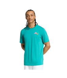 Camiseta Adidas Padel Graphic T Verde 2025