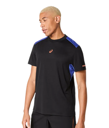 Camiseta Asics Padel Court SS Black/Dark Cobalt 2025