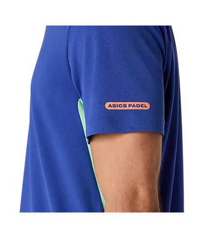 Camiseta Asics Padel Court SS Dark Cobalt/Menthol 2025