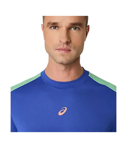 Camiseta Asics Padel Court SS Dark Cobalt/Menthol 2025