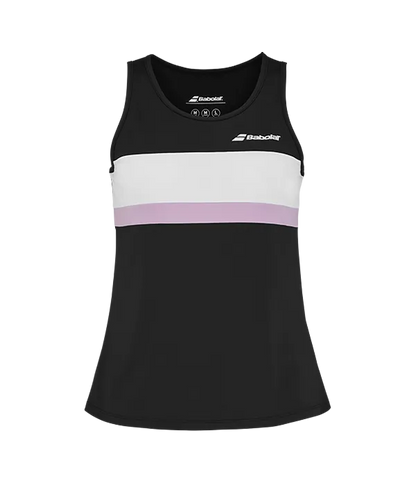 Camiseta Babolat Tank Top Black/Black Mujer 2025