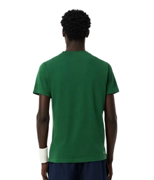 Camiseta Lacoste Ultra Dry Verde Oscuro 2025