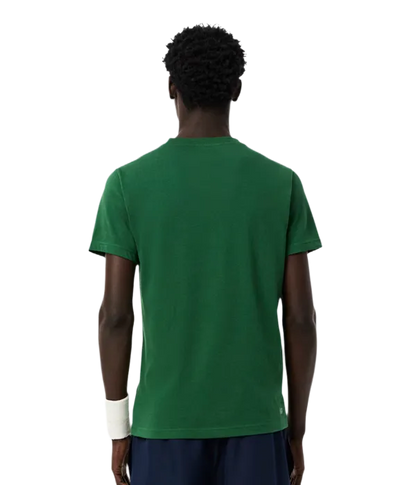 Camiseta Lacoste Ultra Dry Verde Oscuro 2025