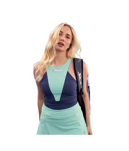 Camiseta Siux Dusk Mujer Azul sin mangas 2025