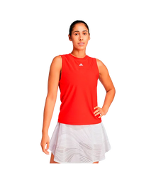 Camiseta sin mangas Adidas Match Pro Mujer Rojo 2025