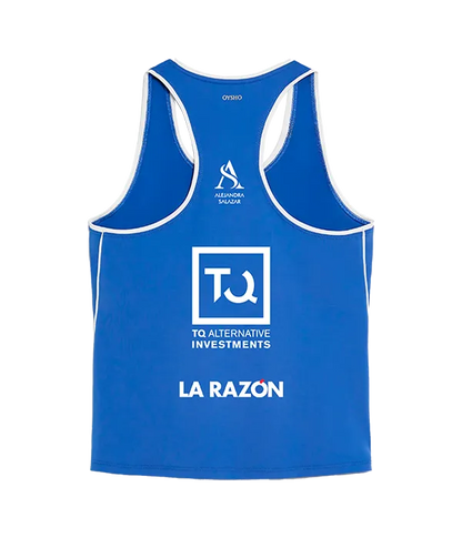 Camiseta Oysho Alejandra Salazar Azul 2025