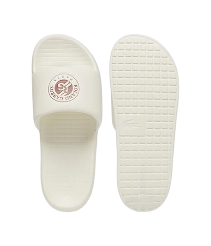 Chanclas Lacoste Serve Slide White 2025