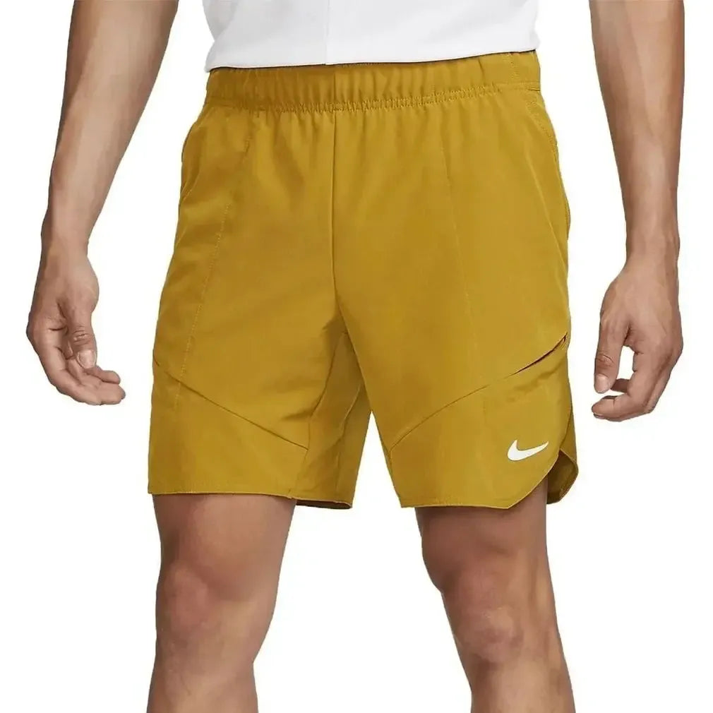 Men's Court Dri-Fit Advantage 7 Inch Tennis Short-Apparel-Nike-DD8329-F23-Yellow-Tennis Express