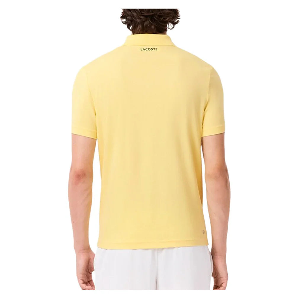 Men's Grigor Dimitrov On Court Players Tennis Polo Yellow