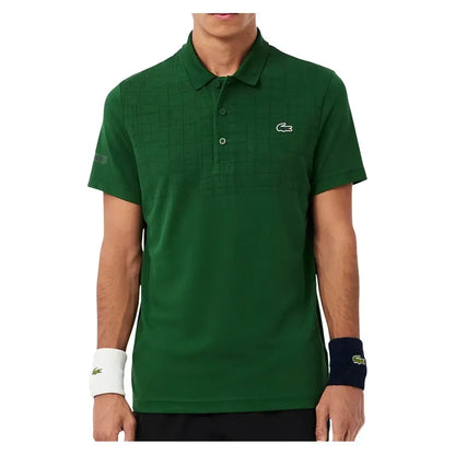 Men's Novak Djokovic Fan Tennis Polo Green-Apparel-Lacoste-DH4777-132F25-Tennis Express