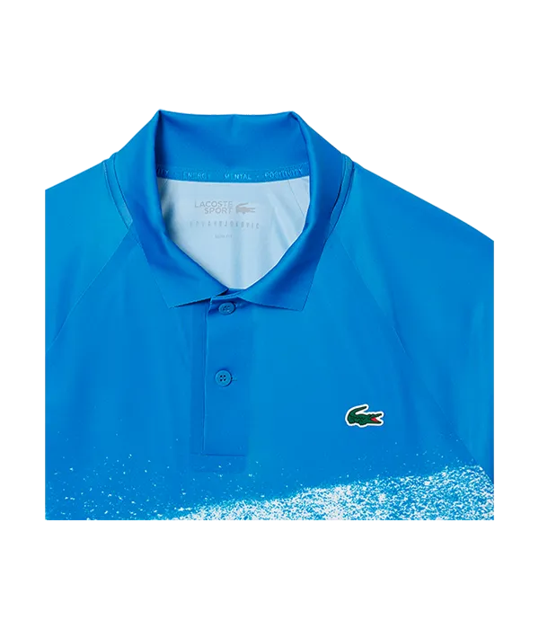 Polo Lacoste Novak Djokovic Azul/White 2025