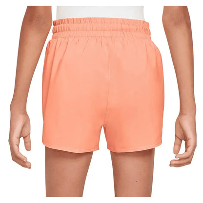 Girls' Dri-FIT High-Waisted Woven 3 Inch Training Shorts