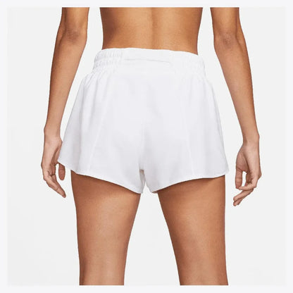 Womens One Dri-FIT Mid-Rise 3-inch Shorts White