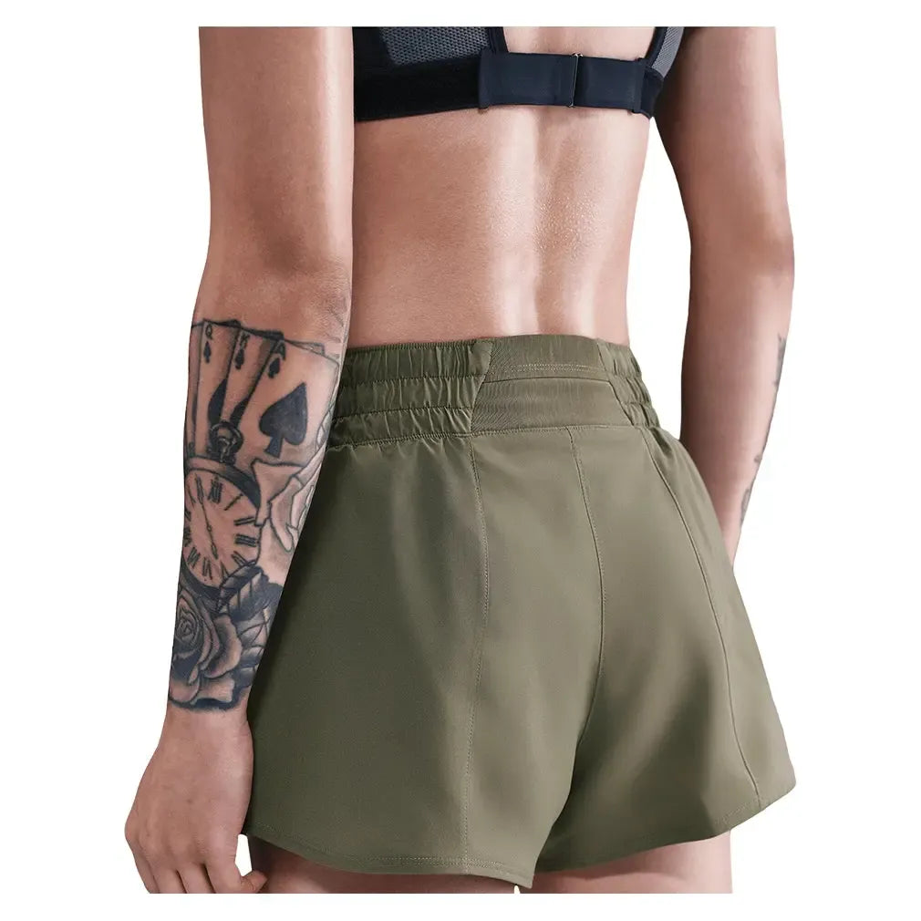 Women's One Dri-FIT Mid-Rise 3 Inch Brief-Lined Shorts
