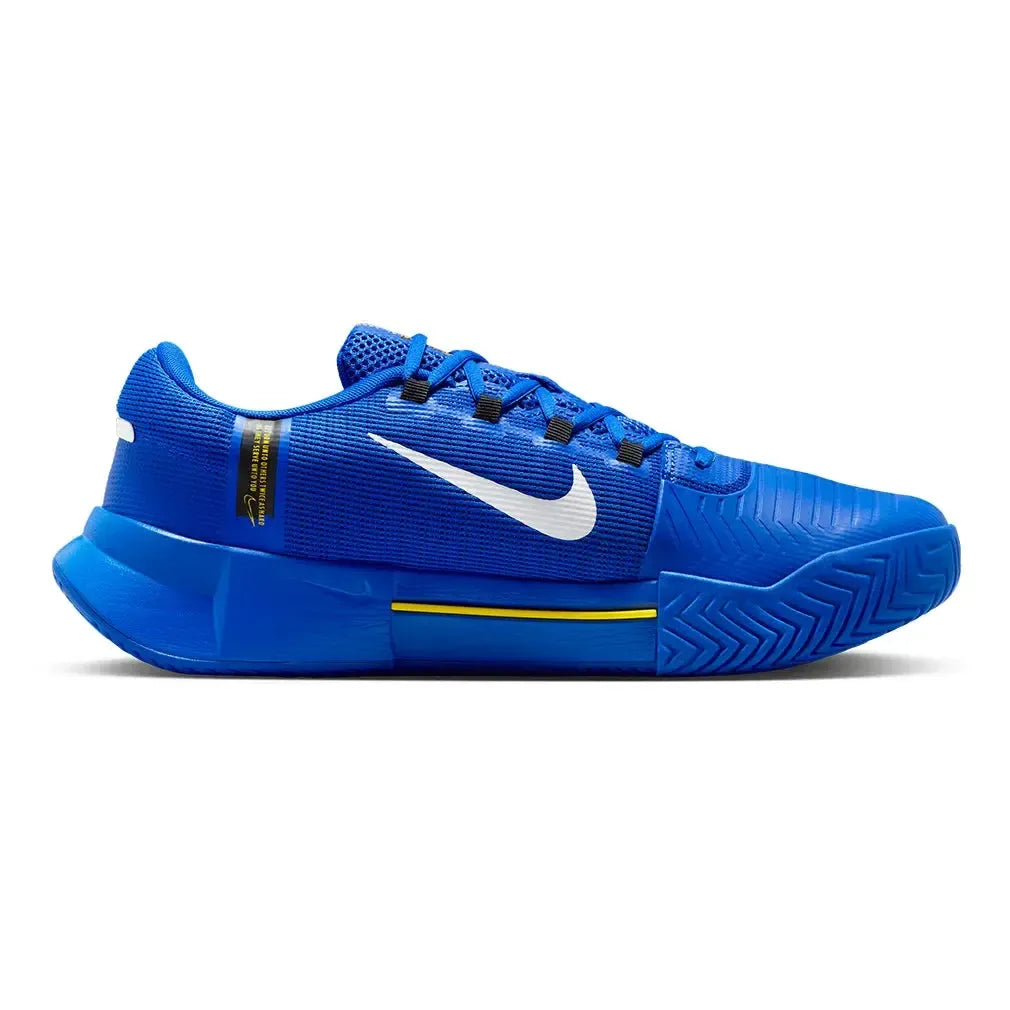 Men's Zoom GP Challenge 1 Tennis Shoes Racer Blue and White