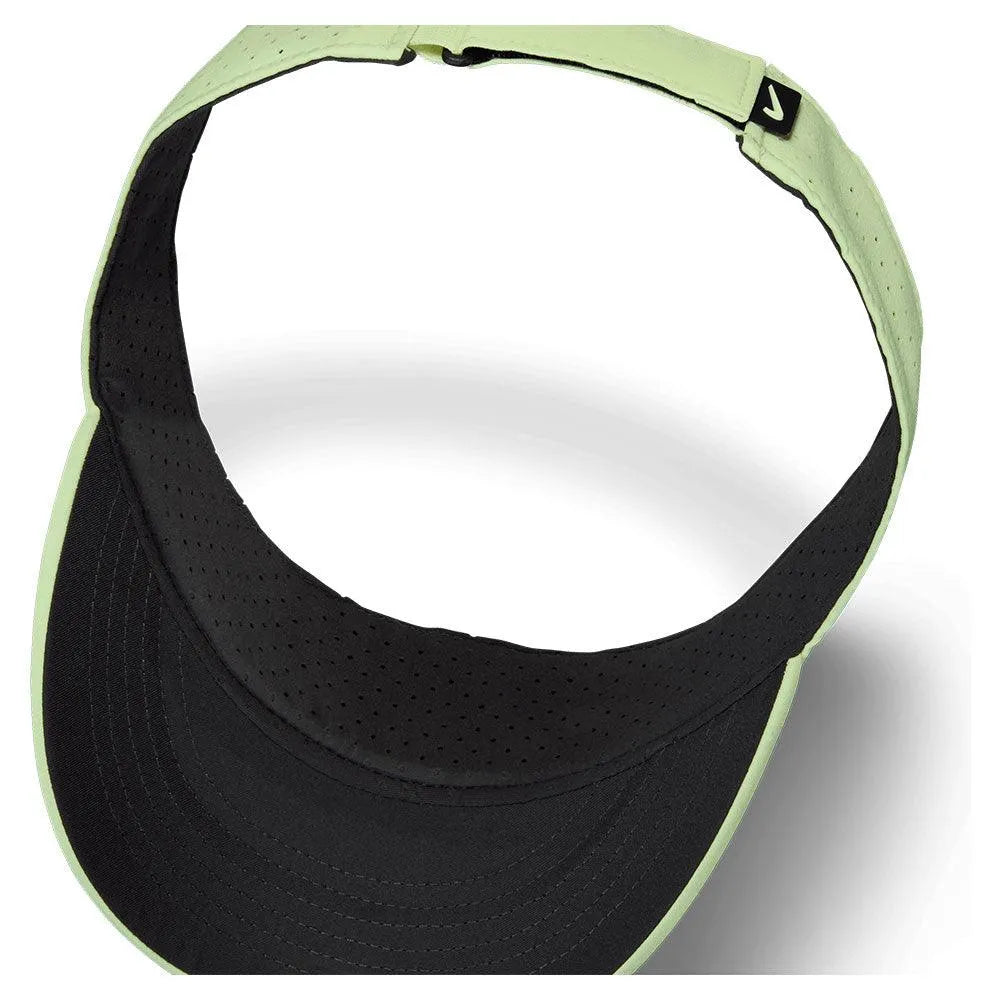 Men's Dri-Fit Advance Ace Tennis Visor Barely Volt and Stadium Green