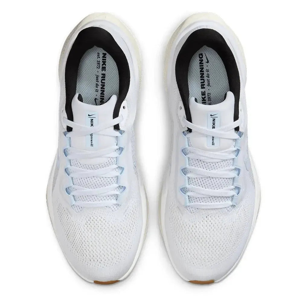 Women's Pegasus 41 Running Shoes White and Blue Tint