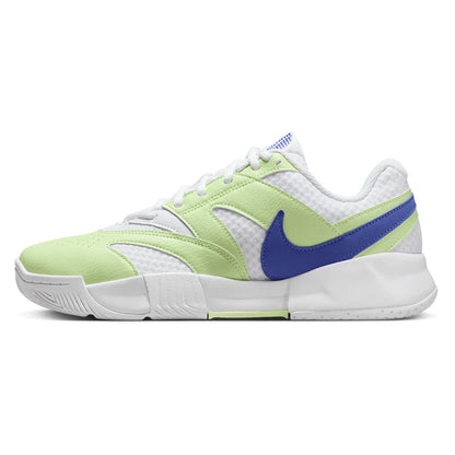 Women's Court Lite 4 Tennis Shoes White and Sapphire