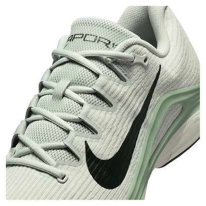 Men's Zoom Vapor 12 Tennis Shoes Light Silver and Black