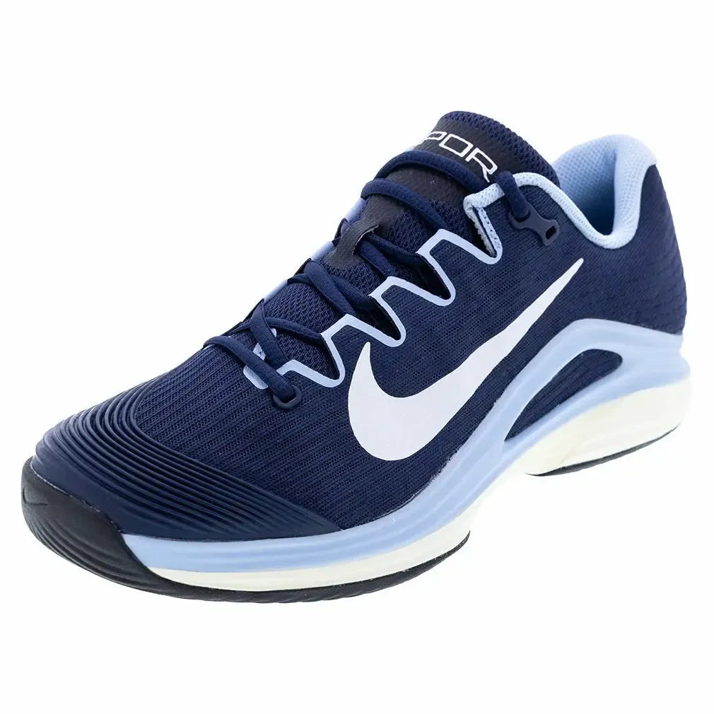 Men's Zoom Vapor 12 Tennis Shoes Midnight Navy and White-Footwear-Nike-FV5552-402H25copy-Tennis Express