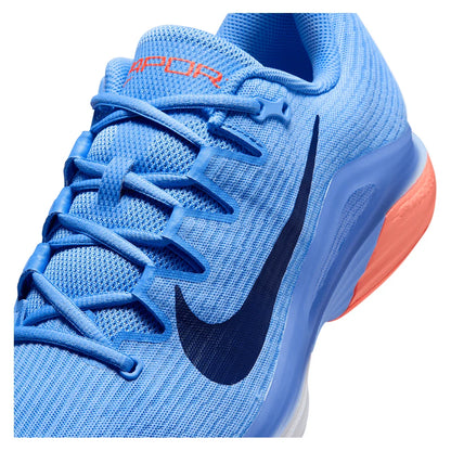 Men's Zoom Vapor 12 Tennis Shoes University Blue and Midnight Navy