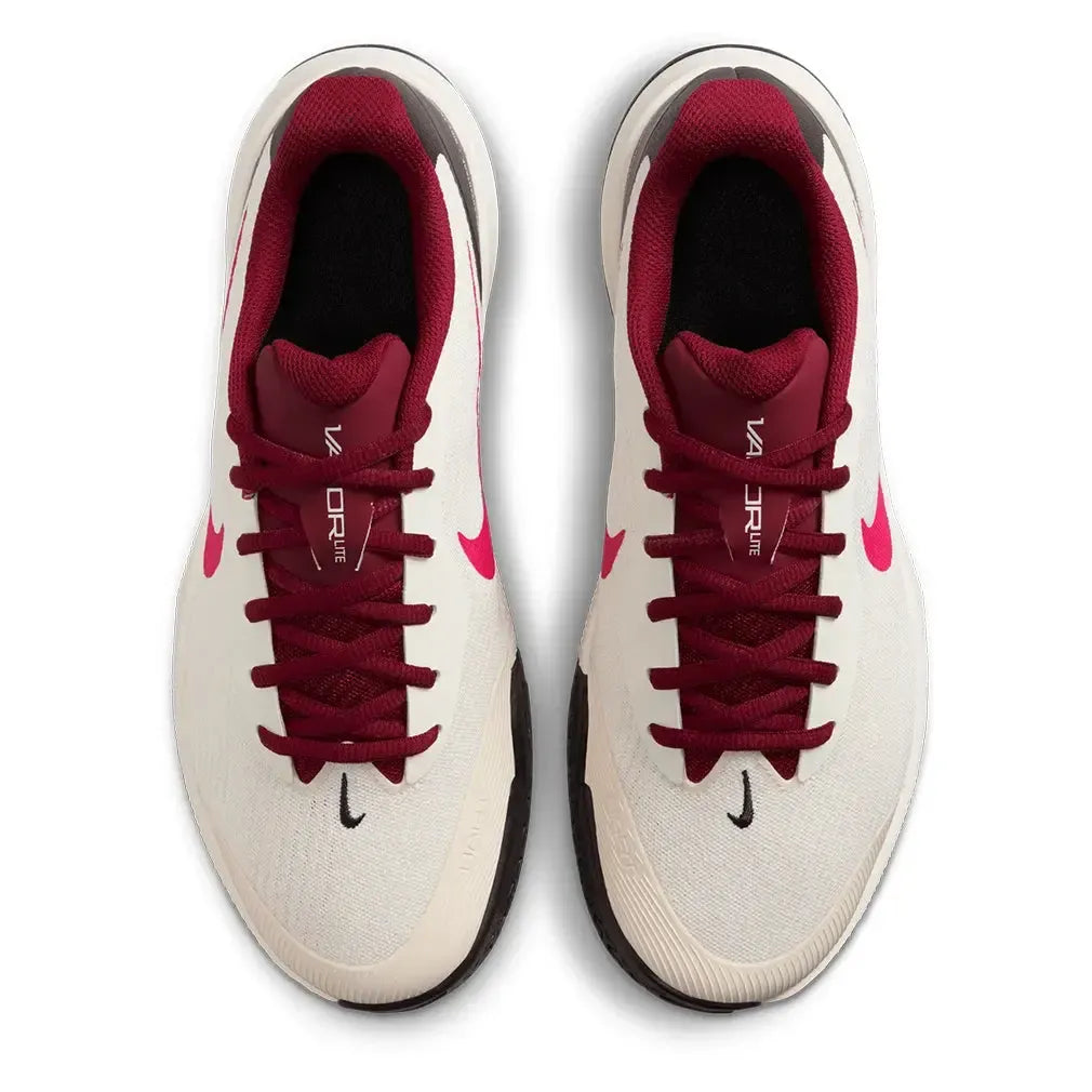 Women's Vapor Lite 3 Tennis Shoes Pale Ivory and Rush Pink
