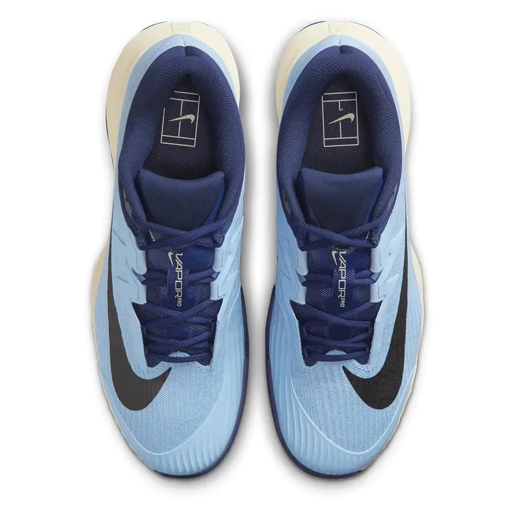 Men's Zoom Vapor Pro 3 Tennis Shoes Psychic Blue and Black