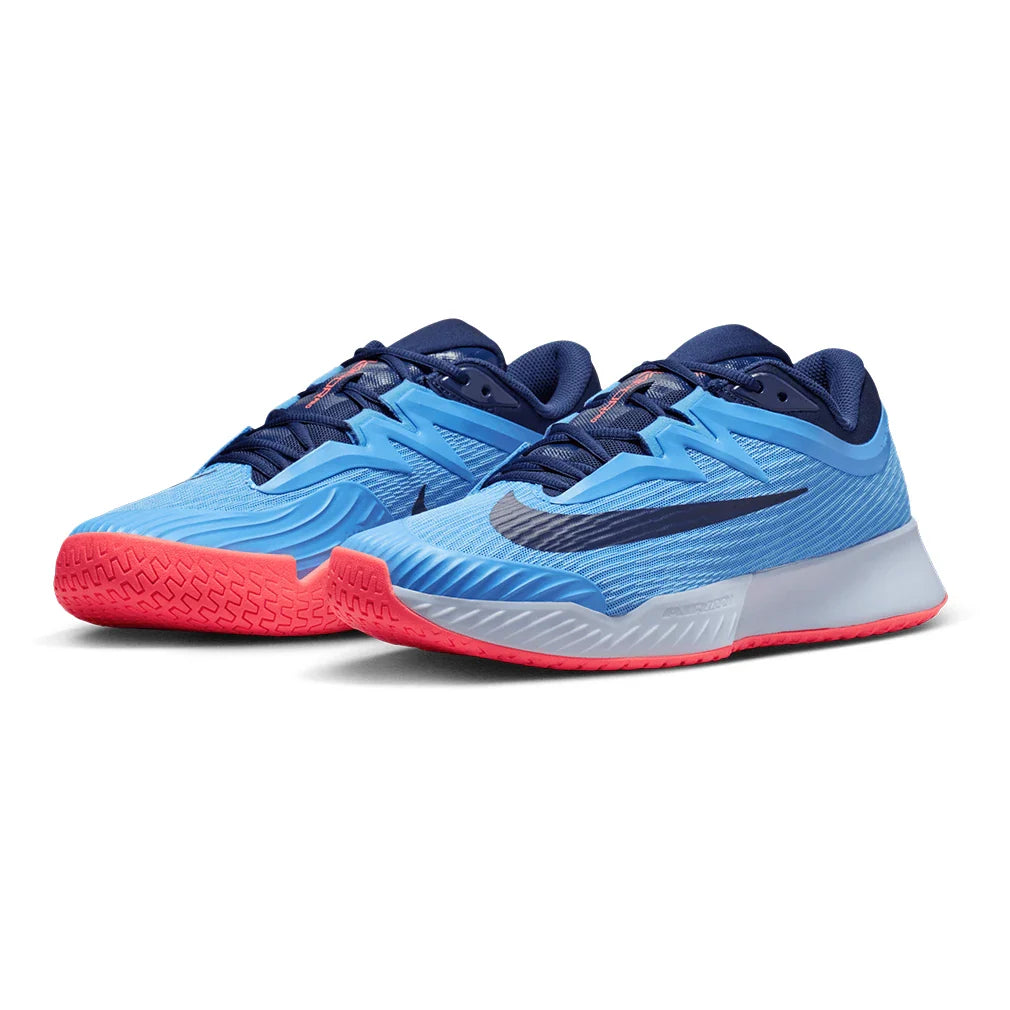 Men's Zoom Vapor Pro 3 Tennis Shoes University Blue and Midnight Navy