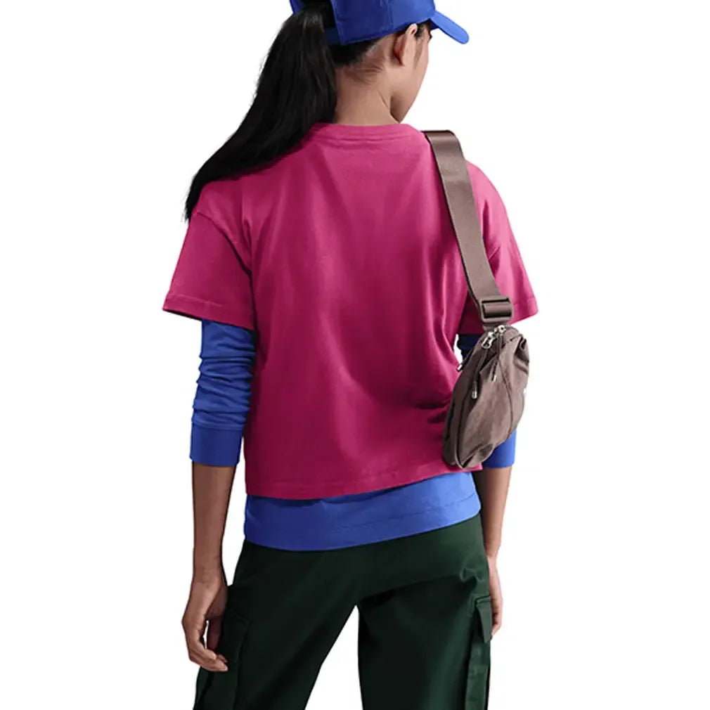 Girls' Sportswear Essential T-Shirt Sweet Beet