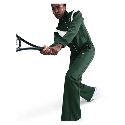 Women's Court Dri-FIT Heritage Windrunner Mid-Rise Tennis Pants Fir