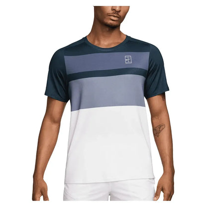 Men's Court Dri-FIT Advantage Print Tennis Top-Apparel-Nike-FZ9845-H25-479-3-Tennis Express