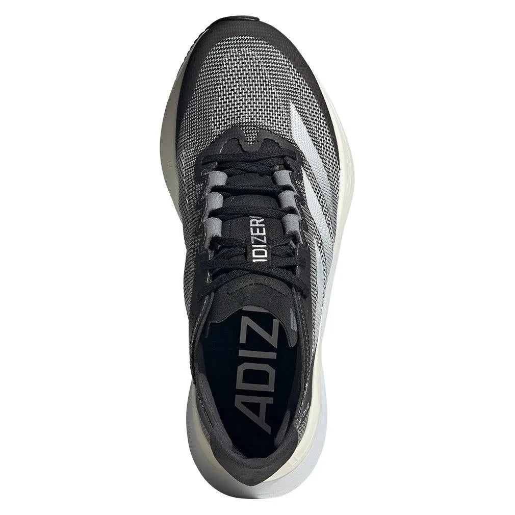Women's Adizero Boston 12 Running Shoes Core Black and White