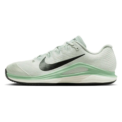 Men's Zoom Vapor 12 Clay Tennis Shoes Light Silver and Black