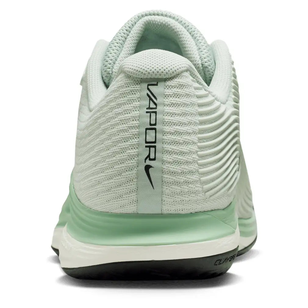 Men's Zoom Vapor 12 Clay Tennis Shoes Light Silver and Black