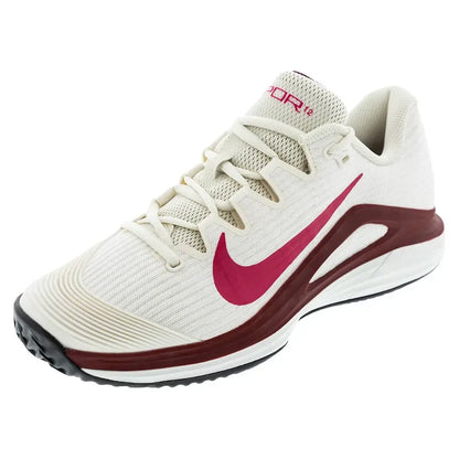 Women's Zoom Vapor 12 Clay Tennis Shoes Pale Ivory and Rush Pink-Footwear-Nike-HQ6027-104F25copy-Tennis Express