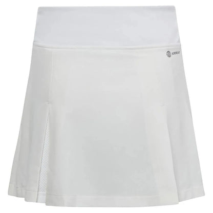 Girls' Club Pleated Tennis Skort White-Apparel-Adidas-HS0542-S23-1-Tennis Express