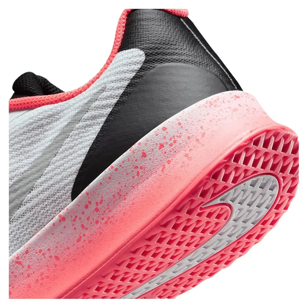 Women's Vapor Lite 3 Premium Tennis Shoes White and Hot Lava