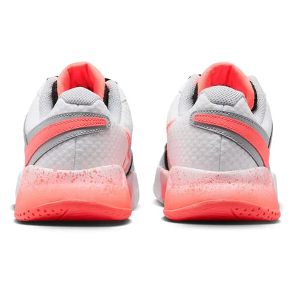 Women's Court Lite 4 Premium Tennis Shoes White and Hot Lava