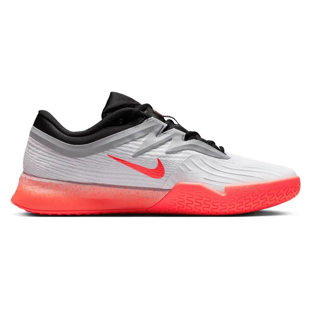 Men's Zoom Vapor Pro 3 Premium Tennis Shoes White and Hot Lava