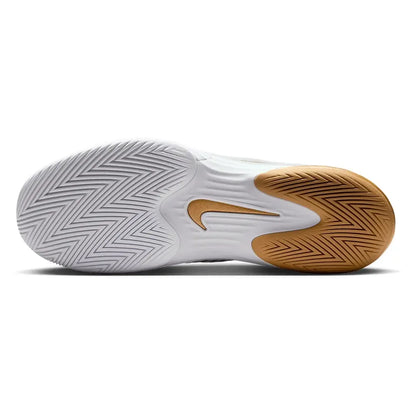 Men's Zoom Vapor 12 Hypersmash Tennis Shoes White and Metallic Gold